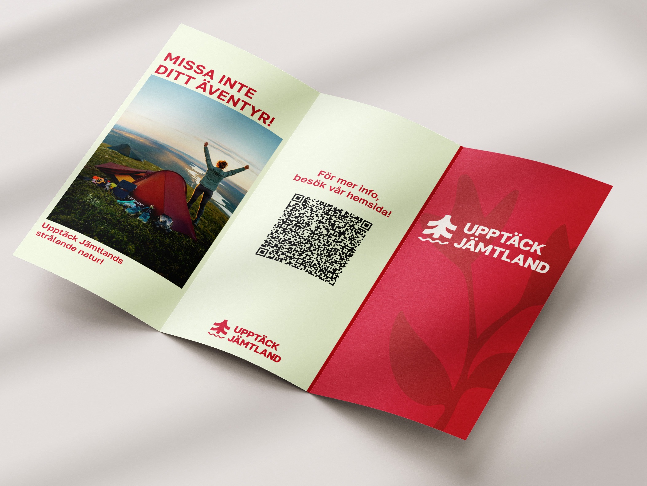 Pamphlet för Upptäck Jämtland